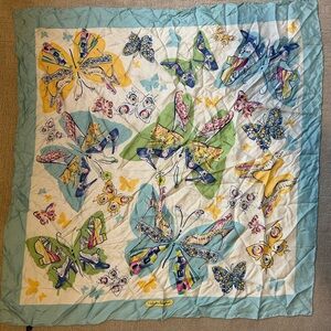 Ferragamo Silk Scarf butterfly colorful